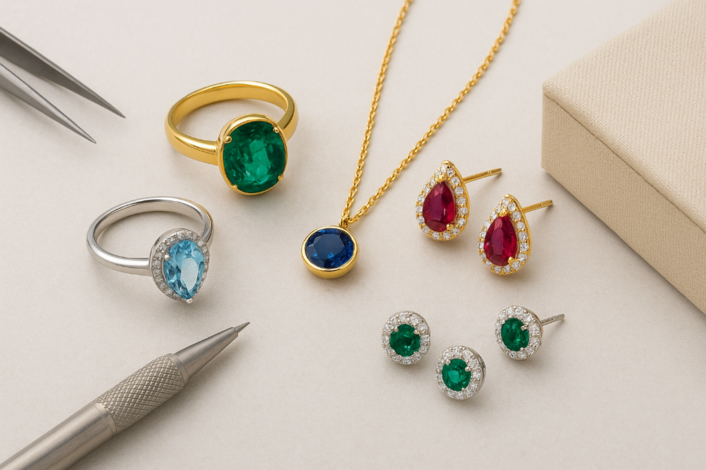 Buy Online Custom Gemstone Jewelry: Luxury Personalized Designs