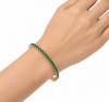 14k rose gold natural emerald 4 carats 6.5 inches length