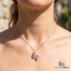 Elegant Triple Oval Cut Aquamarine With Diamond Accent - Dainty Fine Jewelry For Her