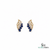 Marquise Blue Sapphire Earrings with Diamond Accents – Elegant Designer Earrings