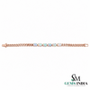 Oval Opal Cuban Link Bracelet - Luxury Opal Chain Bracelet for Women