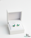 Fine Jewelry Marquise Emerald Stud Earrings for Women - Green Gemstone Jewelry
