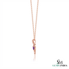 Amethyst Love Heart Pendant With Diamond Accents – Romantic Gift