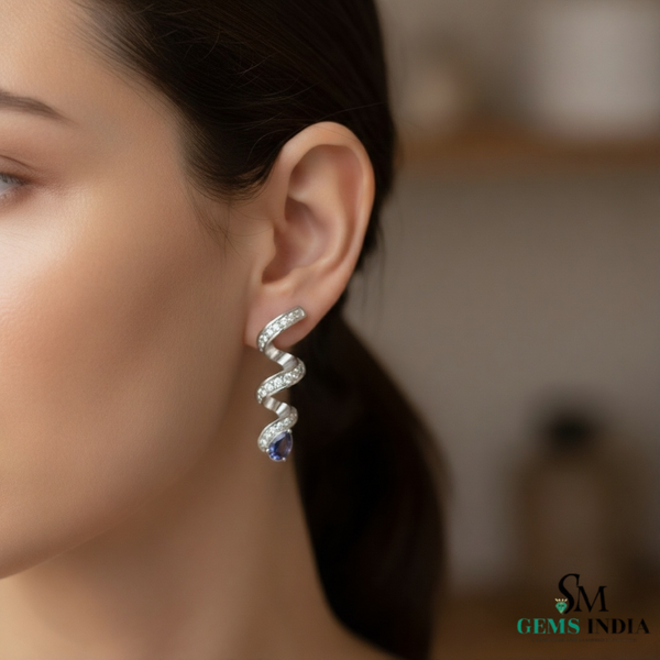 7,80 ct dunkelgrüne Statement-Ohrhänger mit großen sambischen Smaragden im Smaragd- und Ovalschliff, 18 Karat Gold, Smaragdohrringe, ovale Smaragdstifte (Kopie)