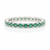 1.50 carat Round Cut Natural Emerald Gold Eternity Ring in 14K Gold Classic Fine Jewelry Gift