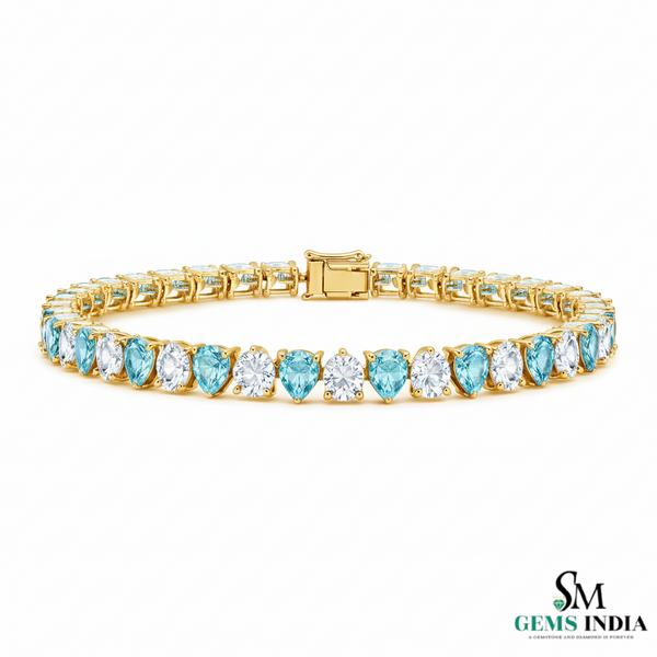 Tennisarmband aus Natur-Smaragden im Ovalschliff und Diamanten in Gold | Tennisarmband aus Natur-Smaragden und Diamanten in Gold | Tennisarmband mit großen Smaragden im Ovalschliff