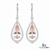 Pear-Shaped Morganite Diamond Drop Earrings - Luxury Morganite Drop Earrings