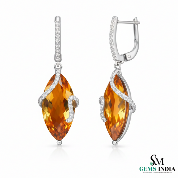 Doppelter Smaragd-Ring in offenem Design aus 14 Karat Gold – Band mit quadratisch und rund geschliffenen grünen Edelsteinen