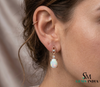 Vintage Inspired Opal Dangle Earrings for Women - Elegant Opal Jewelry