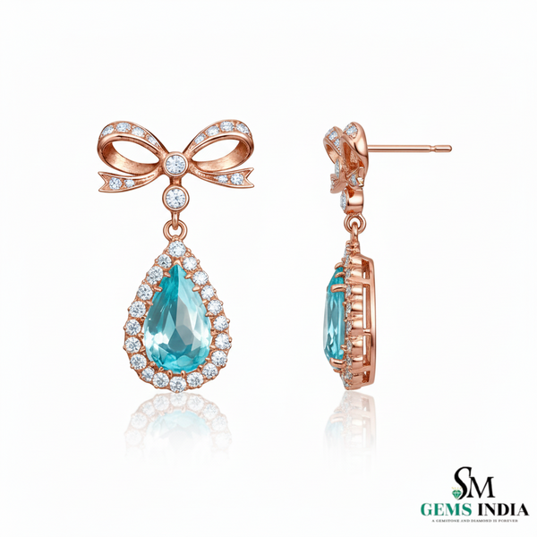 Doppelter Smaragd-Ring in offenem Design aus 14 Karat Gold – Band mit quadratisch und rund geschliffenen grünen Edelsteinen