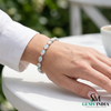 Natural Oval Opal Tennis Bracelet - Anniversary & Wedding Bracelet