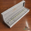 August Birthstone Oval Peridot & Diamond Bracelet – Anniversary Gift for Her