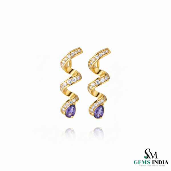 7,80 ct dunkelgrüne Statement-Ohrhänger mit großen sambischen Smaragden im Smaragd- und Ovalschliff, 18 Karat Gold, Smaragdohrringe, ovale Smaragdstifte (Kopie)