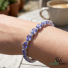 Oval Natural Tanzanite Diamond Tennis Bracelet - December Birthstone Jewelry