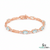 Elegant Oval Aquamarine Diamond Bracelet with Diamond Accents - Fine Jewelry