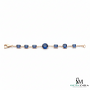Premium Blue Sapphire Bracelet for Women - Gemstone Jewelry Gift