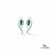 Marquise Emerald and Diamond Leaf Drop Earrings in Gold – Natural Emerald Fine Jewelry