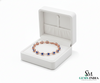 September Birthstone Blue Sapphire & Diamond Floral Bracelet – Elegant Fine Jewelry