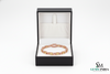 Luxury Oval Citrine & Diamond Twisted Bracelet - Elegant Jewelry Gift