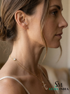 Luxury Emerald Cut Morganite & Diamond Halo Pendant Necklace