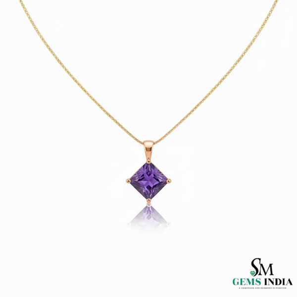 Natürlicher Smaragd-Anhänger, 14 Karat Gold-Anhänger, Smaragd-Schliff-Anhänger, minimalistische Halskette, Geburtstagsgeschenk im Mai, Anhänger für grüne Smaragd-Halskette