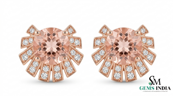 Minimalist Oval Gold Drop Earrings with Sparkling Diamonds