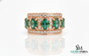 Oval Shape Women Engagement Ring Gold Statement Cocktail Ring For Women