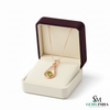 Minimal Teardrop Peridot Gemstone Pendant – Green Gemstone Pendant