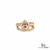 Pear Cut Morganite and Diamond Statement Ring - Gift For Her