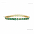Natural Emerald oval cut diamond tennis bracelet gold | Natural emerald diamond tennis bracelet gold | Emerald big oval cut tennis bracelet