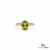 Oval Peridot Solitaire Ring- Gift For Her