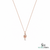 Morganite & Diamond Cushion Cut Pendant - Elegant Gemstone Jewelry