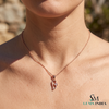 Elegant Morganite Round Cut Pendant - October Birthstone Jewelry