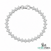 Marquise & Round Diamond Tennis Bracelet - Minimalist Fine Jewelry Style Gift