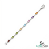 Multicolor Oval Cut Tennis Bracelet - Dainty Luxury Jewelry for Women