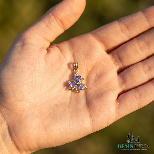 Pear Cut Natural Tanzanite Pendant – Meaningful Birthstone Gift For Her