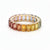Rainbow Sapphire Eternity Band Ring: 14k Gold Prong Setting Full Eternity Band Ring