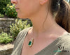Statement Emerald Pendant with Diamond Accents – Luxury Style