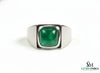 4.30 Carats Sugar Loaf Natural Emerald 18K Gold Men's Ring – May Birthstone Men Luxury Ring