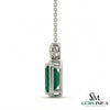 Octagon Green Emerald Pendant Necklace – Fine Jewelry Gift for Her