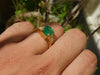 Modern Natural Emerald Cut Natural Emerald Ring with Diamond 4 carat Engagement Ring