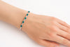 Luxury Oval Green Emerald Diamond Tennis Bracelet - Fine Gold Jewelry