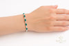 Luxury Oval Green Emerald Diamond Tennis Bracelet - Fine Gold Jewelry