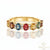 2.70 carat Colorful Natural Sapphire Diamond Band Oval Half Eternity Ring