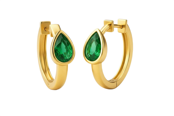 7,80 ct dunkelgrüne Statement-Ohrhänger mit großen sambischen Smaragden im Smaragd- und Ovalschliff, 18 Karat Gold, Smaragdohrringe, ovale Smaragdstifte (Kopie)