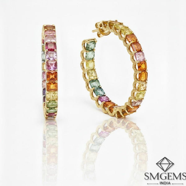 7,80 ct dunkelgrüne Statement-Ohrhänger mit großen sambischen Smaragden im Smaragd- und Ovalschliff, 18 Karat Gold, Smaragdohrringe, ovale Smaragdstifte (Kopie)