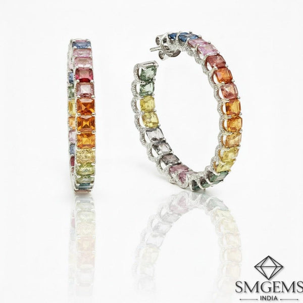 7,80 ct dunkelgrüne Statement-Ohrhänger mit großen sambischen Smaragden im Smaragd- und Ovalschliff, 18 Karat Gold, Smaragdohrringe, ovale Smaragdstifte (Kopie)