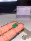 5.15 Carats 14k Emerald Men Ring, Natural Rich Vivid Emerald, Yellow Solid Gold