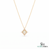 Natural Oval Opal Pendant With Diamond Accents – Fine Jewelry For Women