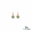 Luxury Emerald and Pearl Drop Earrings - Romantic Fine Jewelry